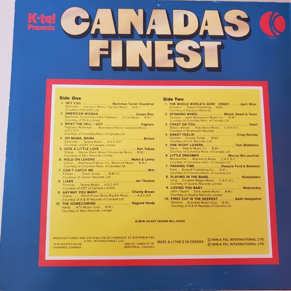 Canada's Finest Solid Gold 20 greatest hits vinyl record - Picture 2 of 2